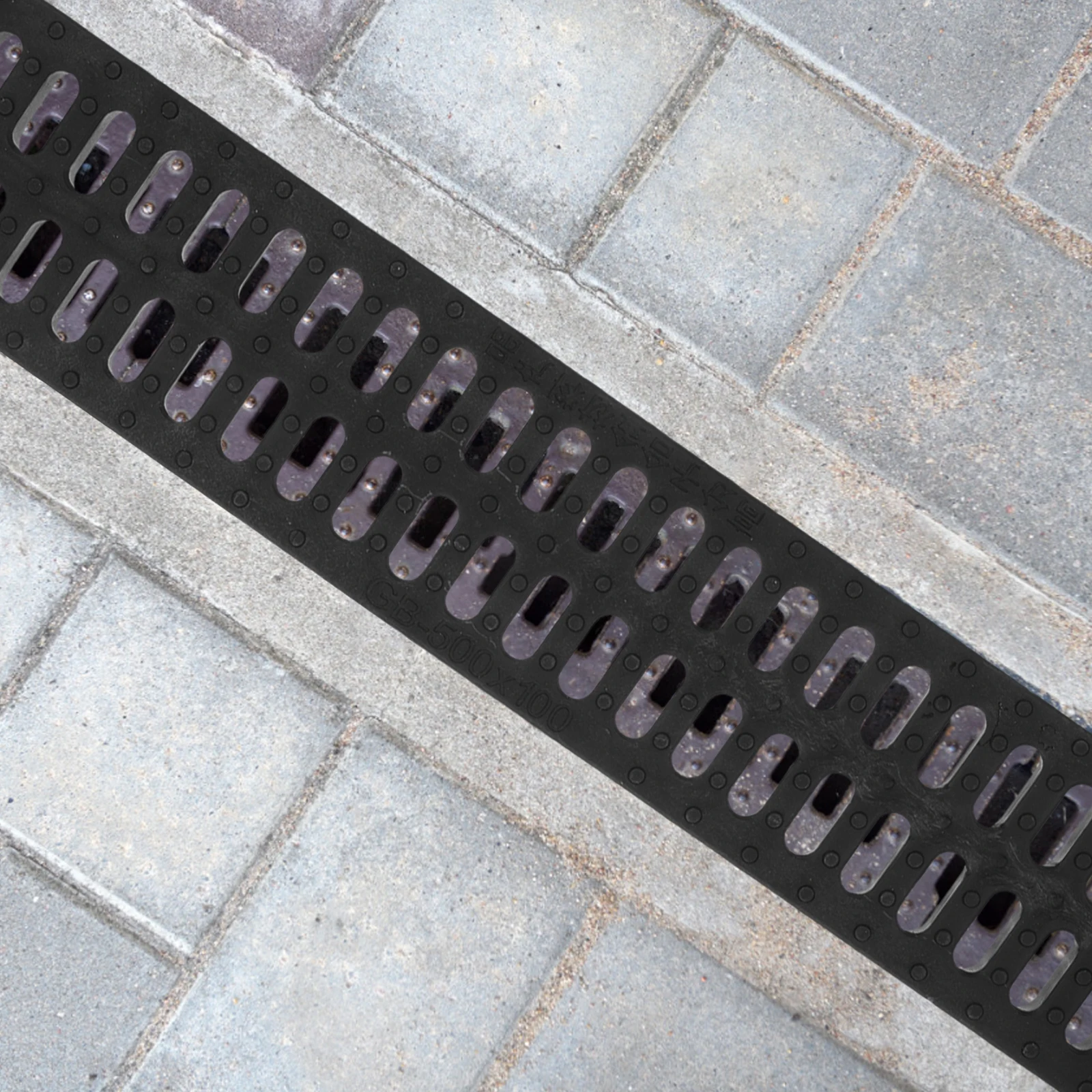 

High Molecular PE Kitchen Trench Cover Restaurant Sewer Channel Grate Outdoor Polymer City Accessory Easy Installation Long Life