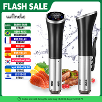 Wancle 1100W Sous Vide Cooker LCD Touch Immersion Circulator Accurate Cooking IPX7 Waterproof Vacuum Cooker with Digital Display