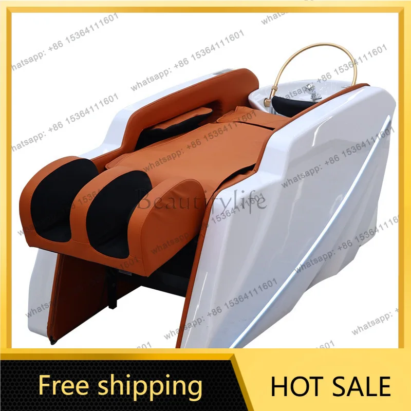 Factory Direct Sales High-end Automatic Intelligent Electric Massage Shampoo Bed Barber Shop Hair Salon Special