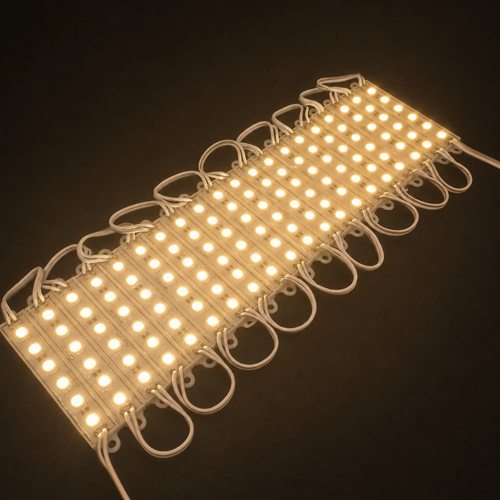 1000PCS 12V LED Module 3LED SMD 5054  Cool White Waterproof LED Sign Module for Channel Letter Outdoor Advertising Light Box