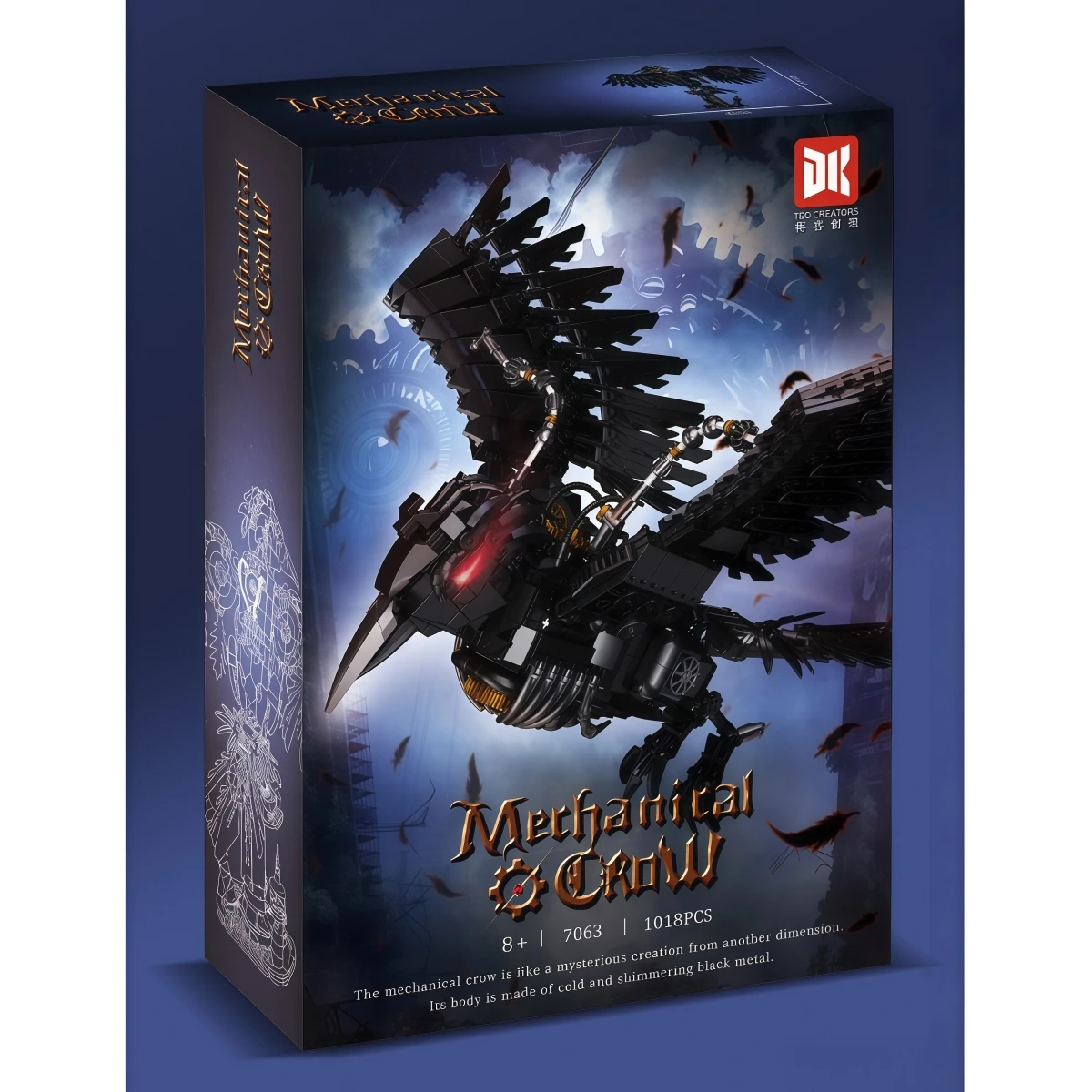 1018 STKS 2025 Nieuwe MOC Technische Mechanische Kraai Bouwstenen Bricks Assembleren Model DIY Speelgoed voor Kinderen Verjaardagscadeau