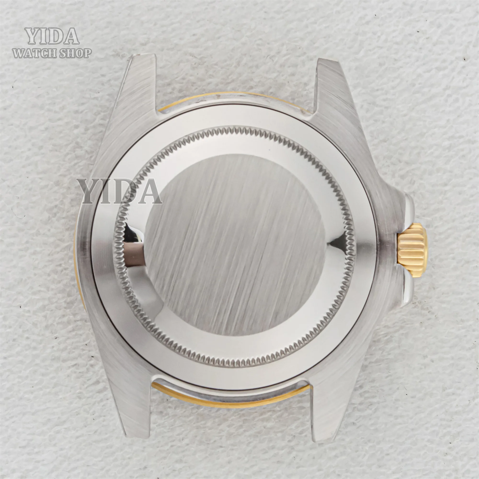 Корпус NH35 40 мм с датой, нержавеющая сталь 316L, твердая задняя часть, сапфировое стекло, водонепроницаемость 10 АТМ для деталей механизма SUB GMT NH36