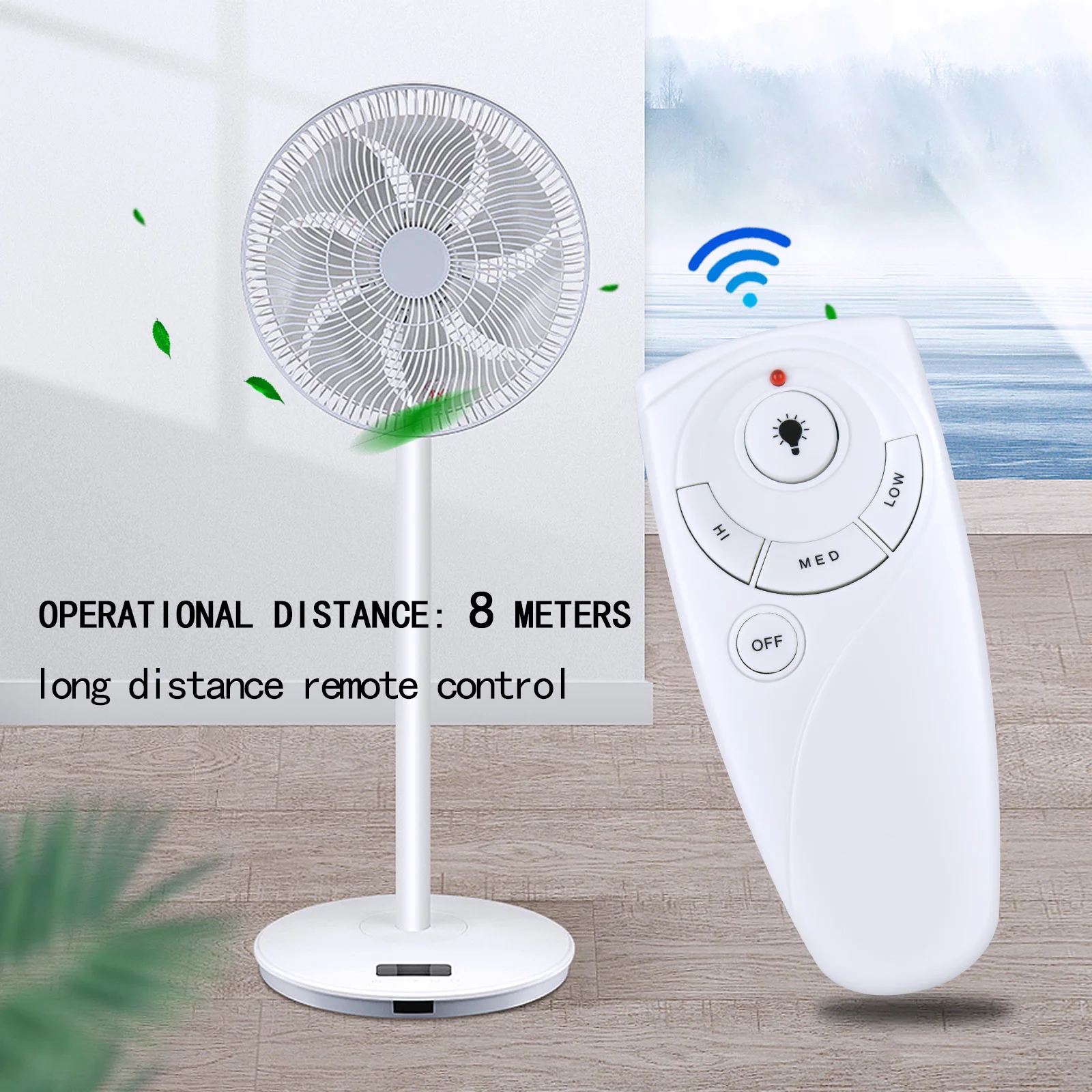 Nuovo telecomando UC7083T per ventilatore da soffitto Hampton Bay, controllo luci doppie, bianco con batteria