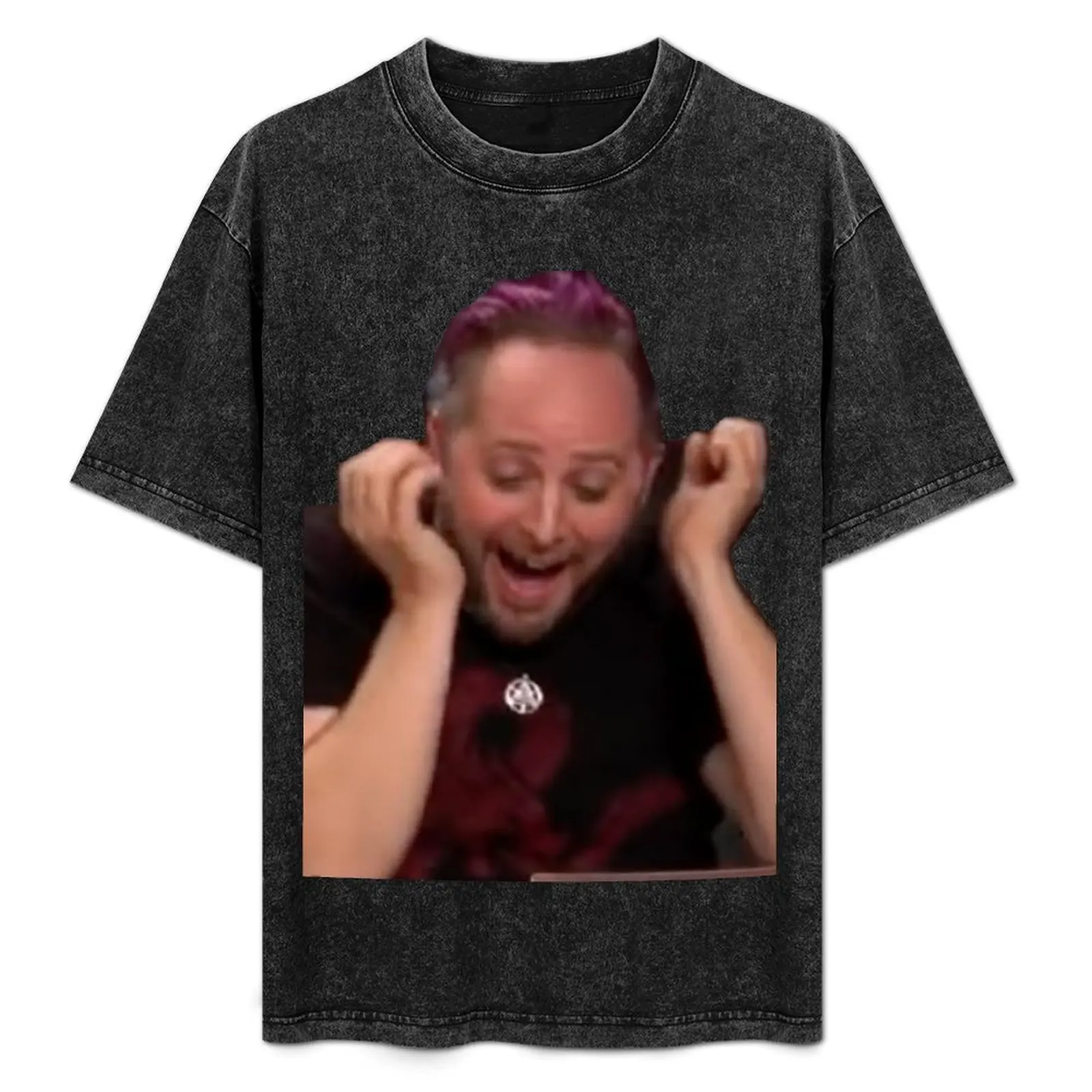 

Taliesin Jaffe - Crititcal Role Meme Face Caduceus Pyramid T-Shirt Basic Simple Casual Short Sleeve Tee