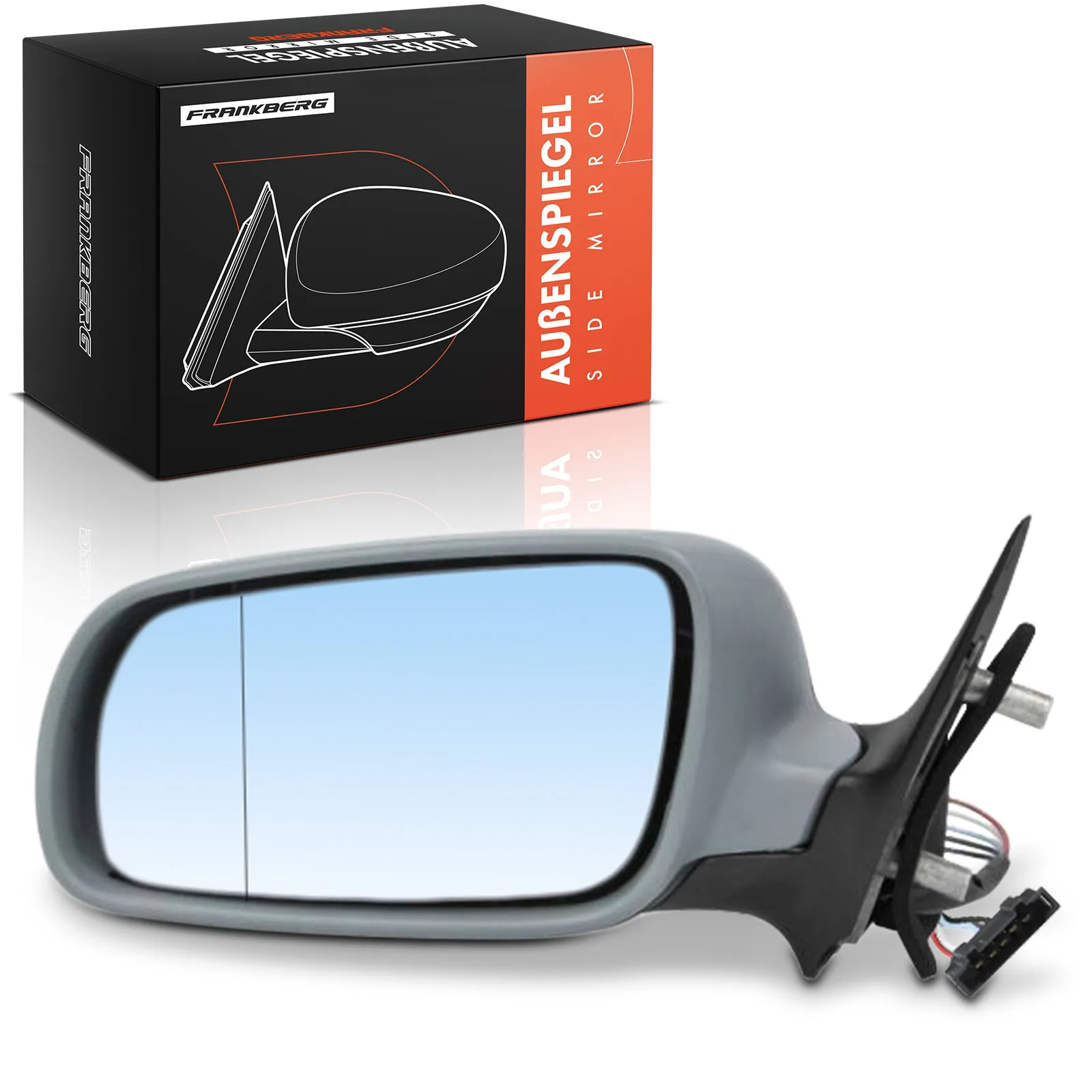 Frankberg 1x Buitenspiegel Links voor Skoda Octavia I Combi 1 U2 1 U5 1996-2010 1U1857501CHGRU 1U1857501CHGRU-PRIMED