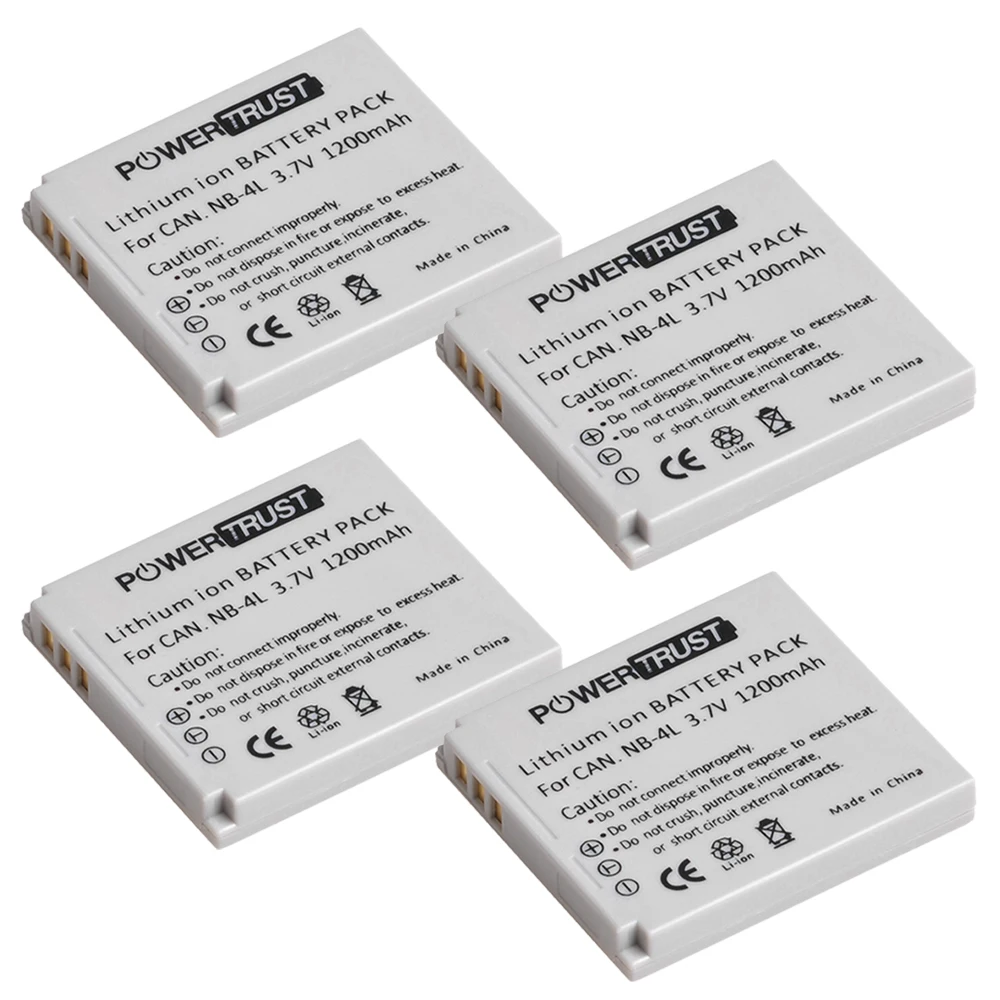 NB-4L NB4L NB 4L Battery for Canon IXUS 30 40 50 55 60 PowerShot SD780 IS SD940 IS SD960 IS SD970 IS SD1000 SD1100 IS Bateria