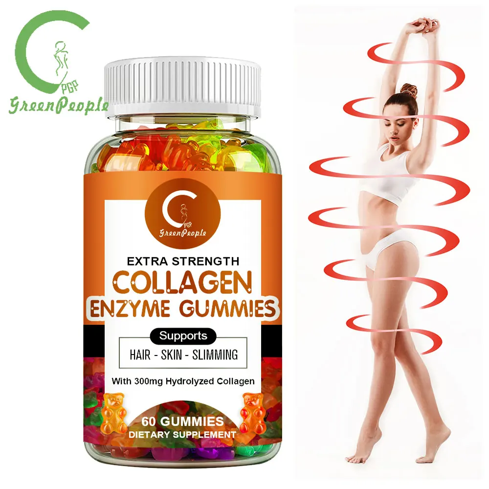 GPGP GreenPeople Organic Enzyme Body Shaping Gummmies Support Whitening Anti-aging Weight Loss Item