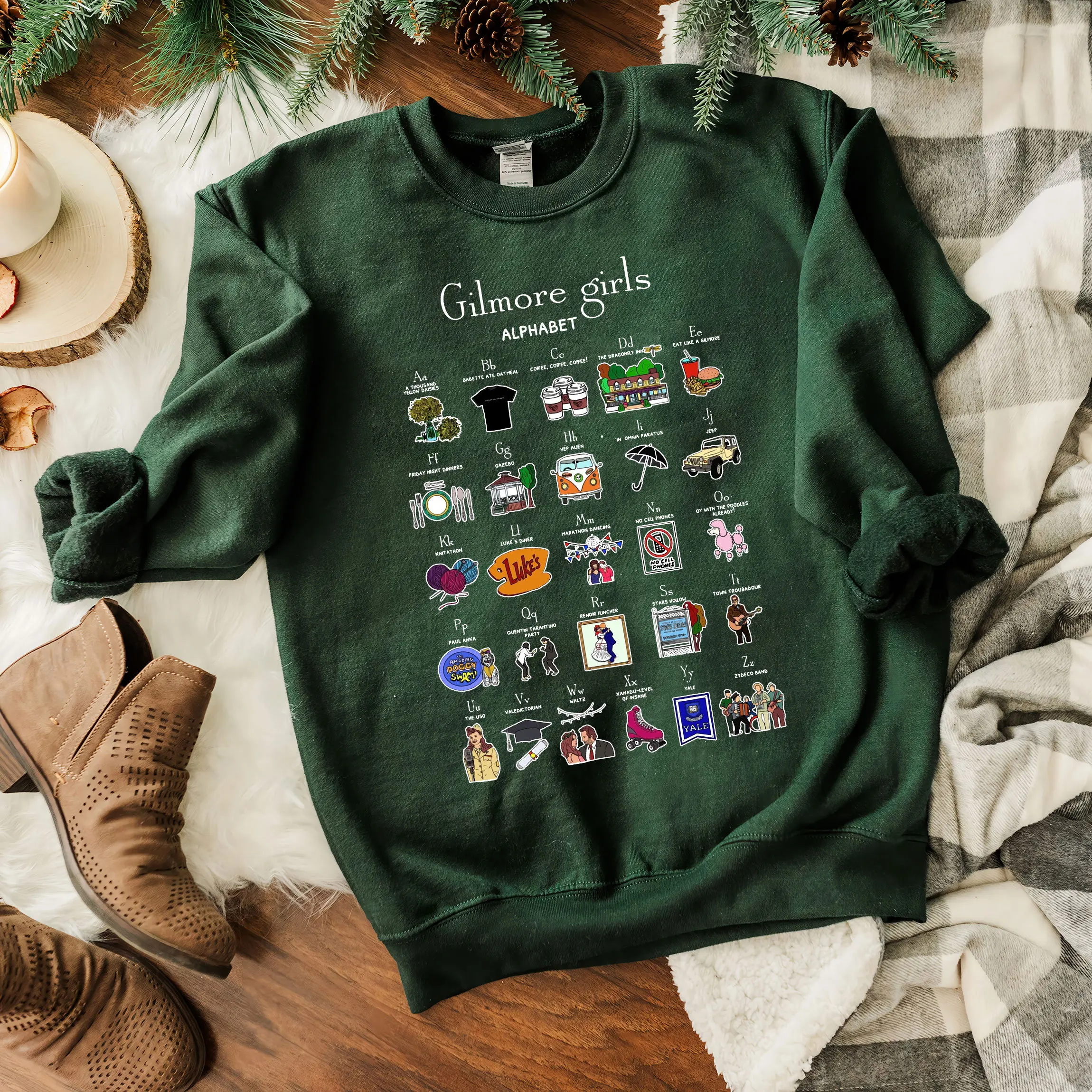 Gilmore Girls Succinct Slogan Women Sweatshirt New Fashion Fallow Campus Style Female Sweater Cutton Vintage Print Girl Tops