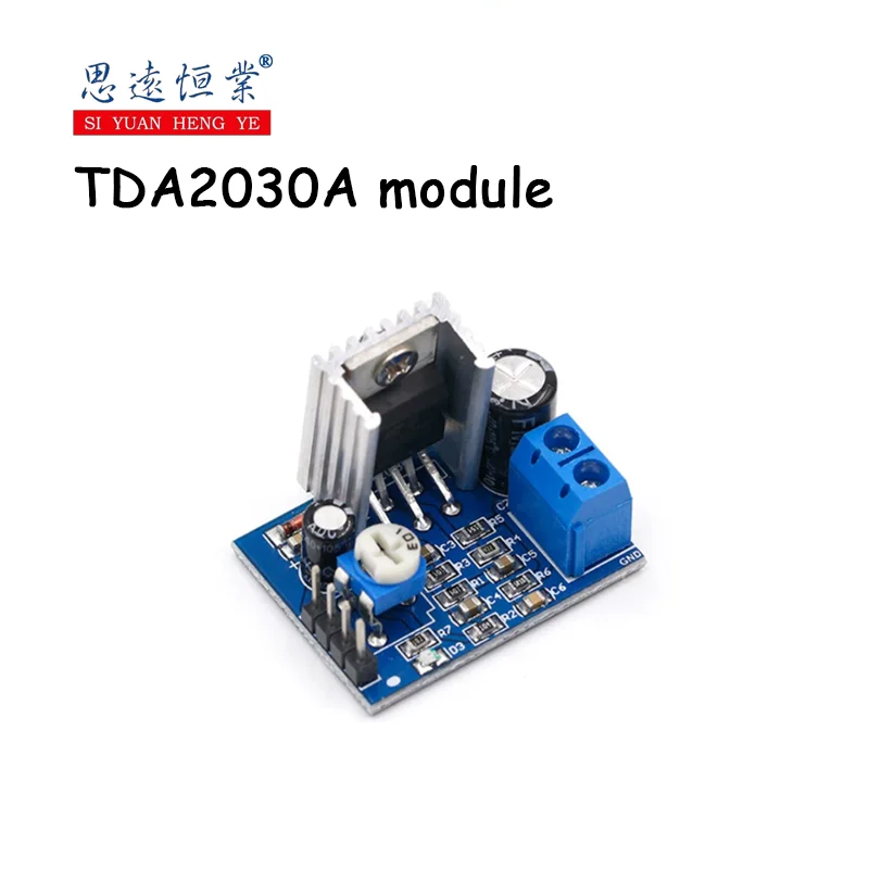 1 módulo de placa amplificadora de potencia TDA2030A, módulo amplificador de audio, módulo TDA2030, módulo electrónico