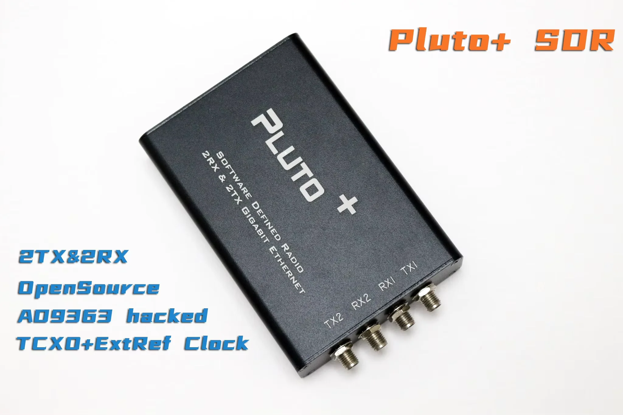 

PLUTO+ SDR AD9363 2T2R Radio SDR Transceiver Radio 70MHz-6GHz Software Defined Radio For Gigabit Ethernet Micro SD Card