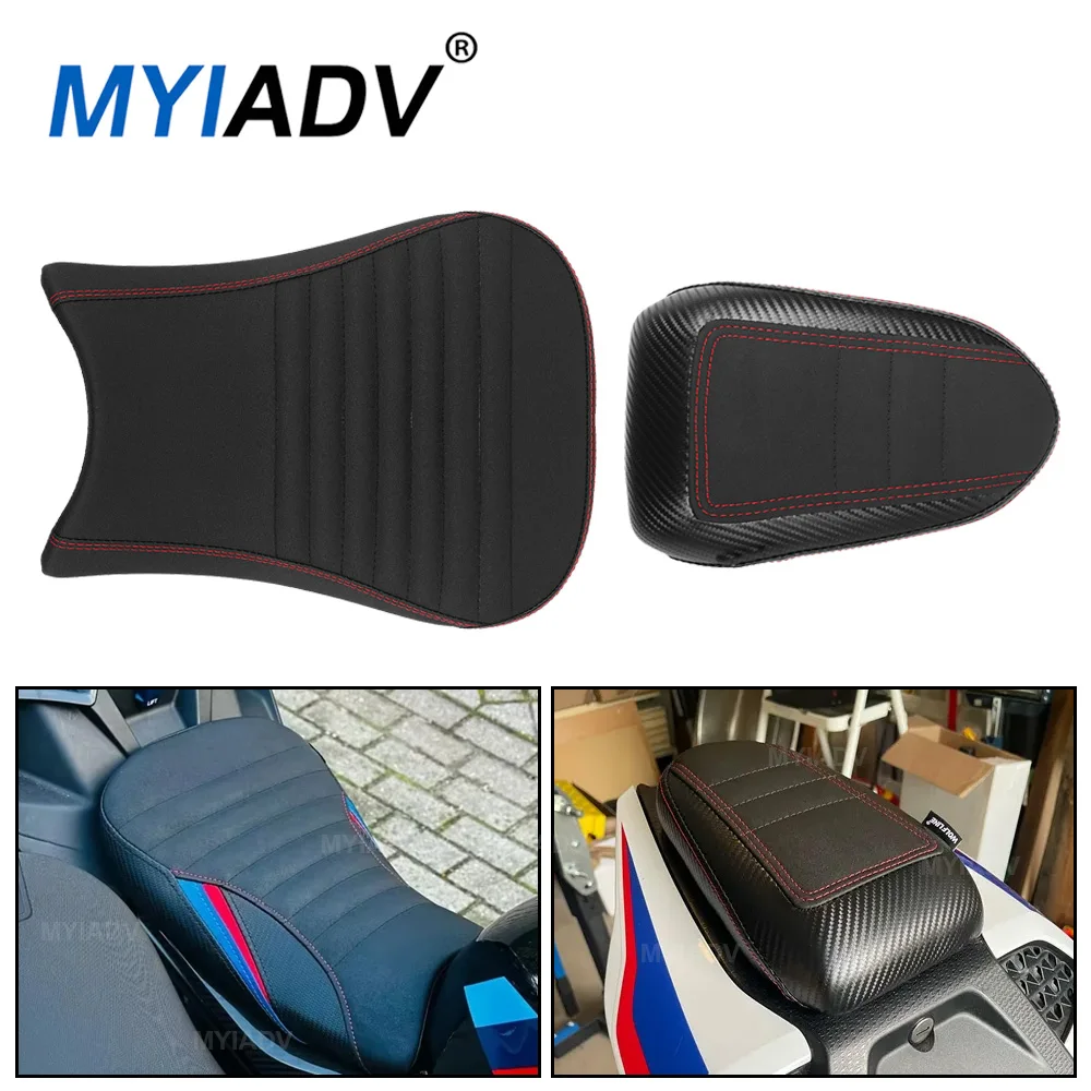 

S1000RR Seat Cushion For BMW M1000RR S1000 RR 2019-2024 2025 Motorcycle Front Driver Rear Passenger Pillion Seat Cushion Cover
