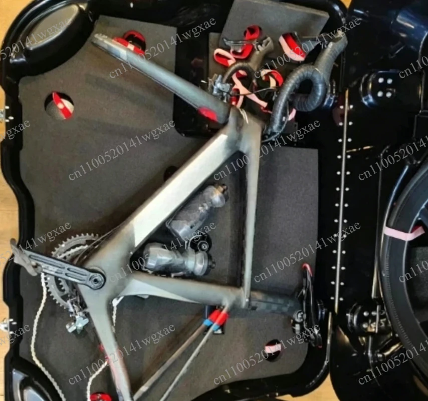 Hard Shell Bicycle Travel Case Portable Bike Storage Box for Flight Outdoor Trip