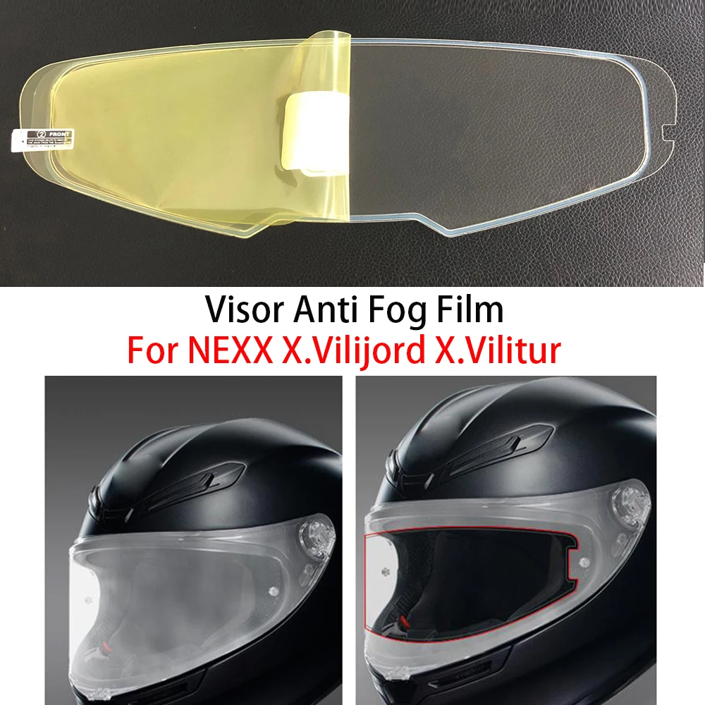 Anti Fog Film For NEXX X.Vilijord X.Vilitur Anti-fog Insert Sticker Mtorcycle Helmet Visor Accessories