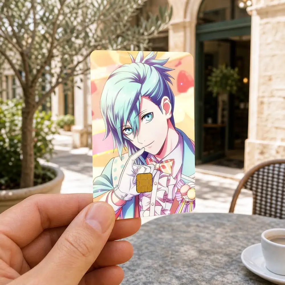 Uta no Prince Sama Ai Mikaze HD Waterproof Card Skins Protective Stickers for Credit Bank Game Cards