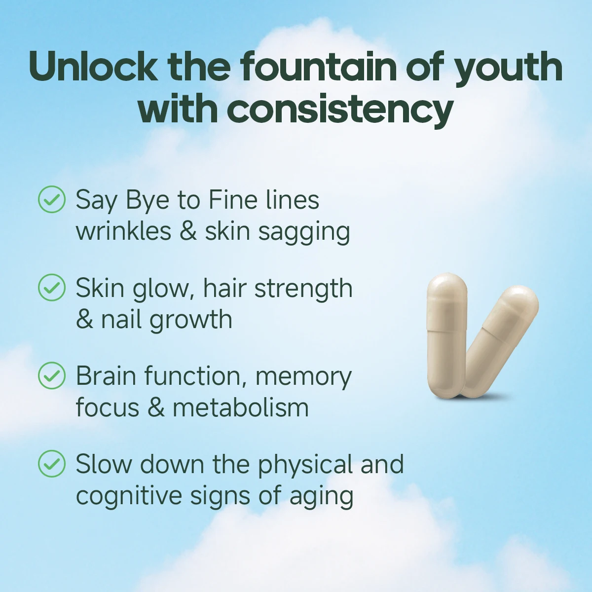 키트뮤드 고농축 NAD+ 보충제 1000mg - 에너지 증진, 정신적 선명도 향상 및 건강한 노화 지원 - 미국 제조