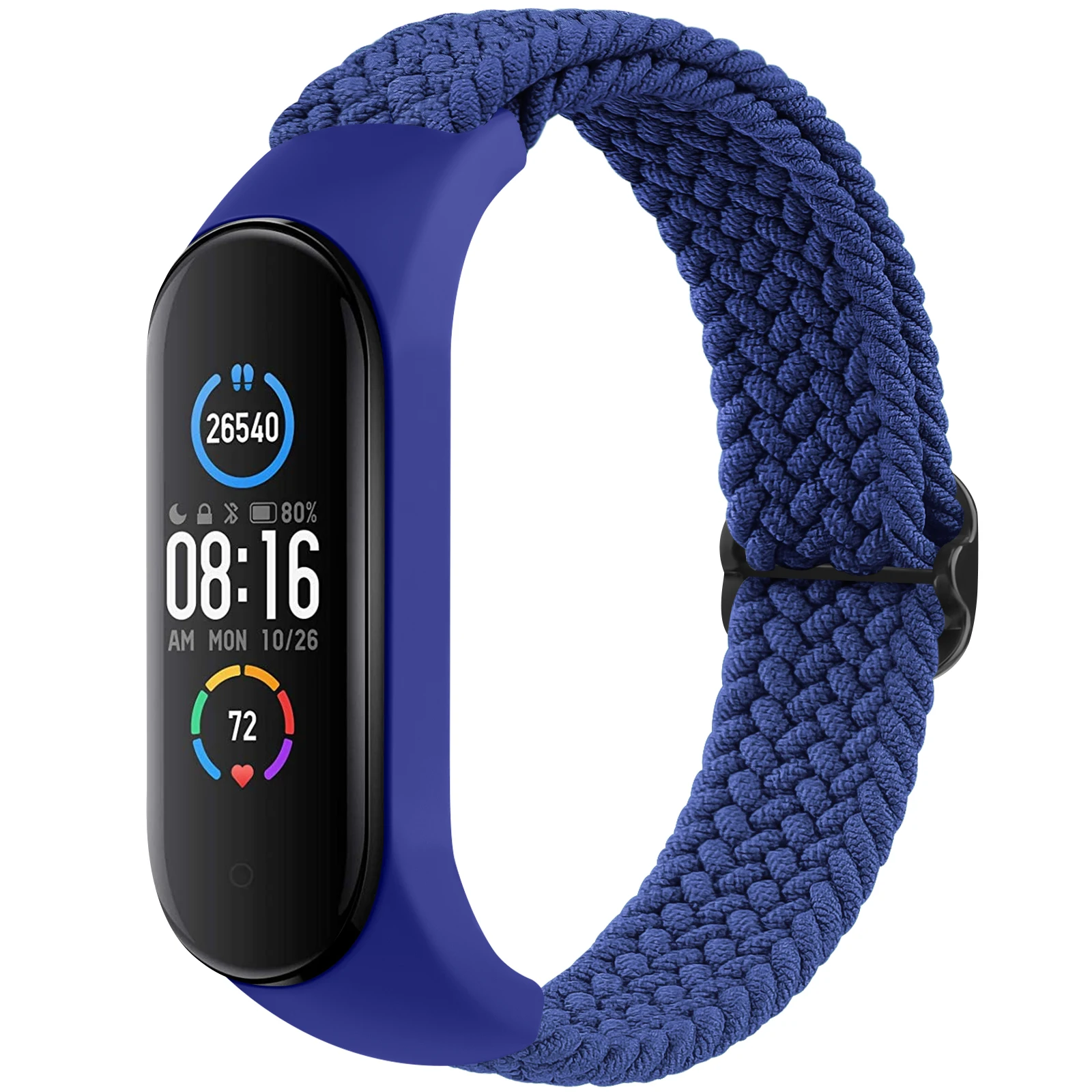 Xiaomi Mi Band 7 6 5 4 3 용 땋은 시계 밴드 Amazfit 교체 팔찌 스트랩 탄성 조절 식 손목