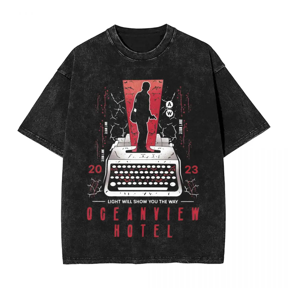 Dont Write Alan Wake 2 T Shirt Summer Streetwear T Shirts 2024 Casual Hip Hop Tee Shirt For Male Short-Sleeved Print Top Tees