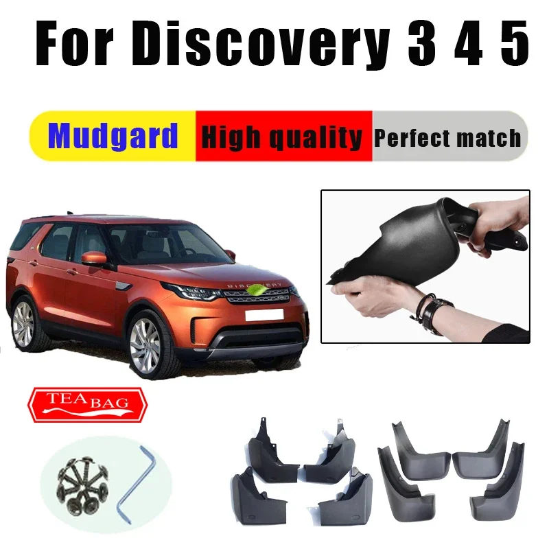 

Mud Flaps For Land Rover Discovery 3 4 5 Mudguards Fenders Splash Guards Car Accessories Auto Styline 2005-2020 4 PCS