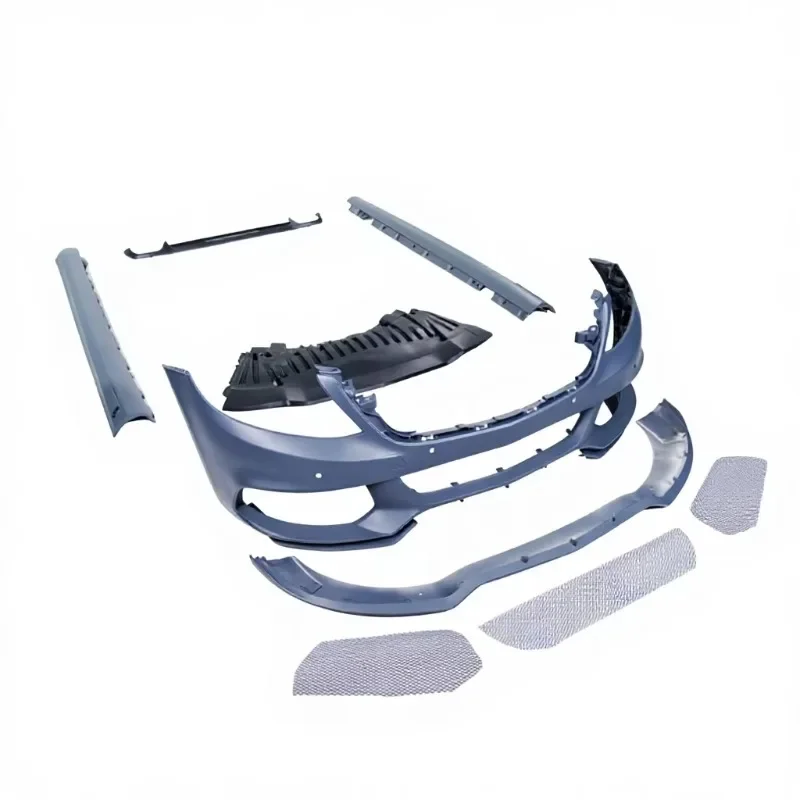

KO Style PP Material Body Kit for S Class W222 S450/S600 Front Bumper Rear Bumper Side Skirts Upgrade Set