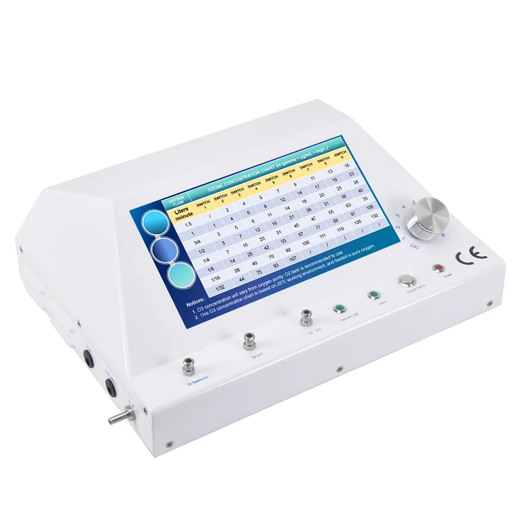 Clinic O3 Therapeutic Equipment Built-in Two Ozone Modules 1-132 Gamma Wide Range Concentration Medical Ozone Generator Machine