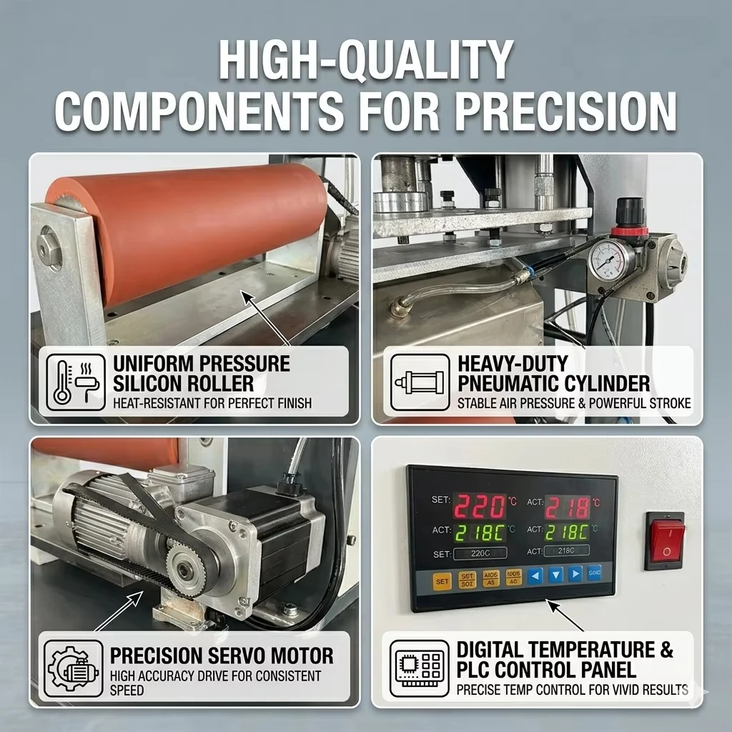 HT-RB-300 Semi Automatic Roller Heat Transfer Machine for Skateboard,  Skateboard Heat Transfer Machine - view 4