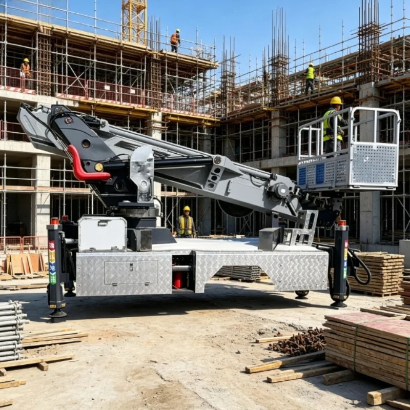 Customized Boom Man Lift Articulated Arm Lift Platform Man Aerial Working Telescopic Boom Lifts Self Propelled Machine