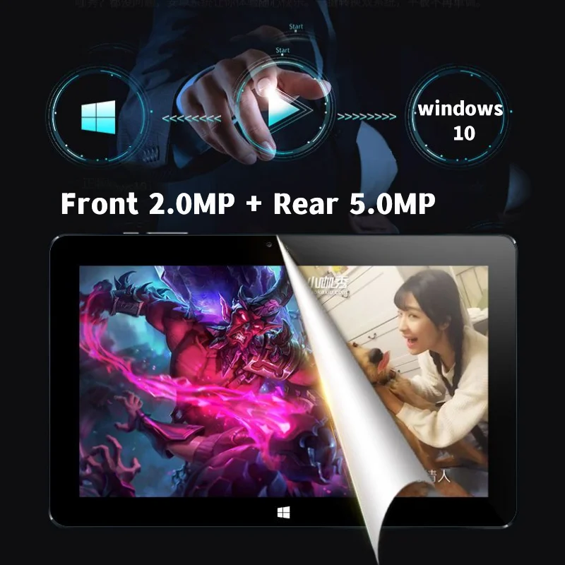 8 INCH T10 AR3 Windows 10 Tablet PC Z8350 CPU 8GB RAM 128GB ROM Built in 4000mAh Battery Dual Camera Quad Core WIFI