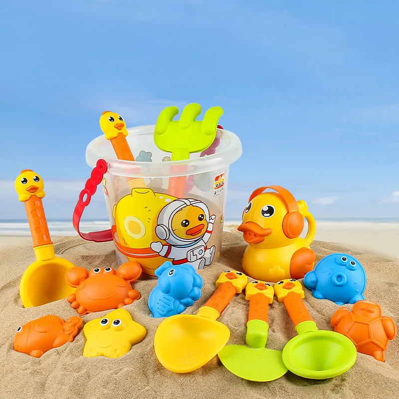 เด็กใหม่ฤดูร้อนเล่นชายหาดเล่นชุดเด็กกีฬากลางแจ้งของเล่นชายหาดขุดทรายเครื่องมือของเล่นนาฬิกาทราย