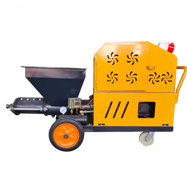 Mortar Spraying Machine Wall Plaster Grout Pump Paint Sprayer Electric Automatic for Crack Filling and Decorative Coating