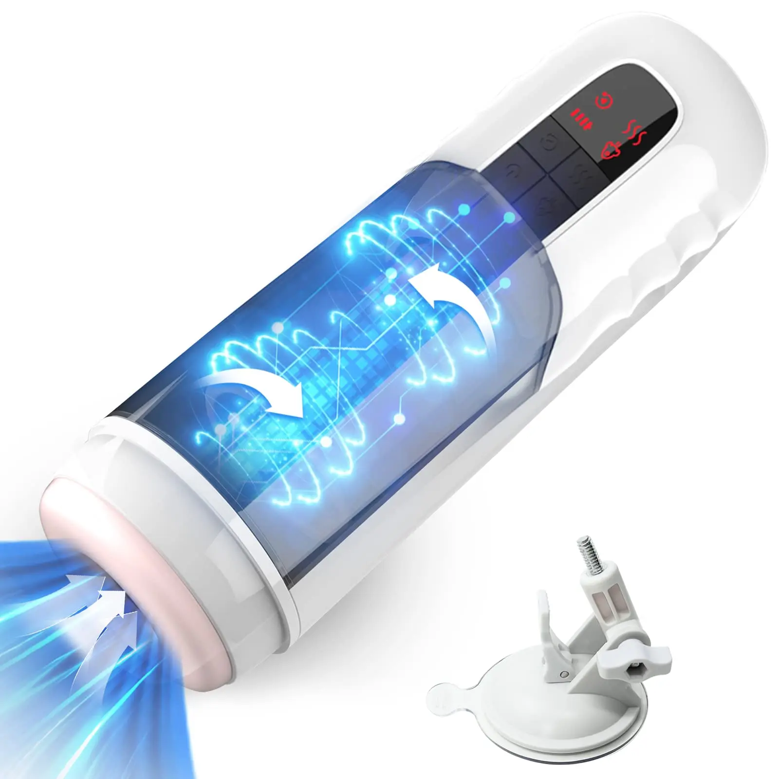 

Automatic Male Masturbator Cup with 10 Thrusting & Rotating Modes for Penis Stimulation, Electric Pocket Pussy Male Stroker