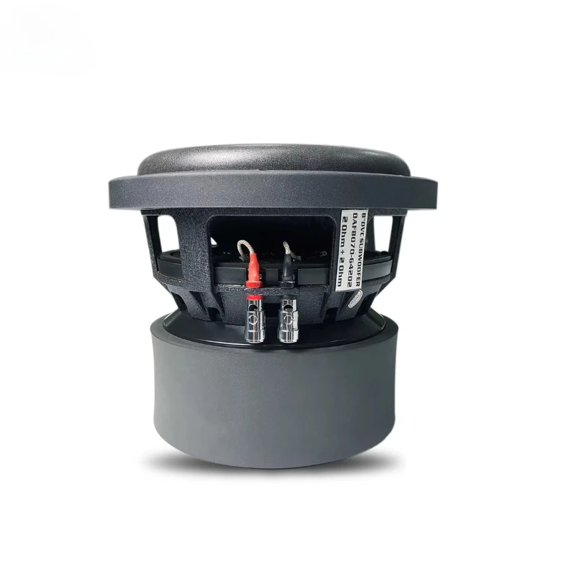 

8 Inch Car Subwoofer Dual Voice Coil Sub 1000W Car Audio Subwoofer Triple Magnets Bass Speaker