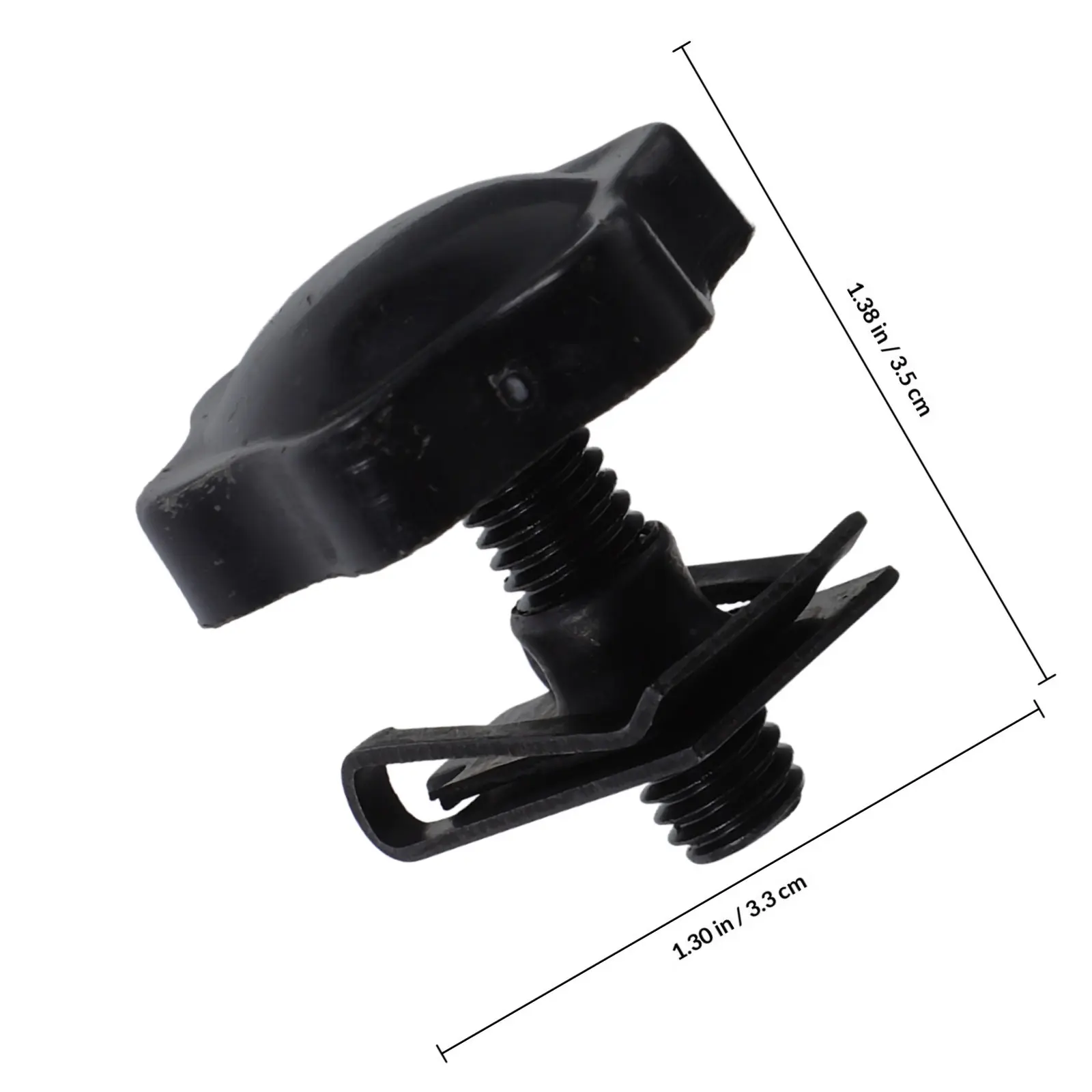 4Pcs Motorcycle Saddlebag Mounting Screw Kit Anti-Theft Clamping Handle Screws with Textured Knurled Surface for Secure
