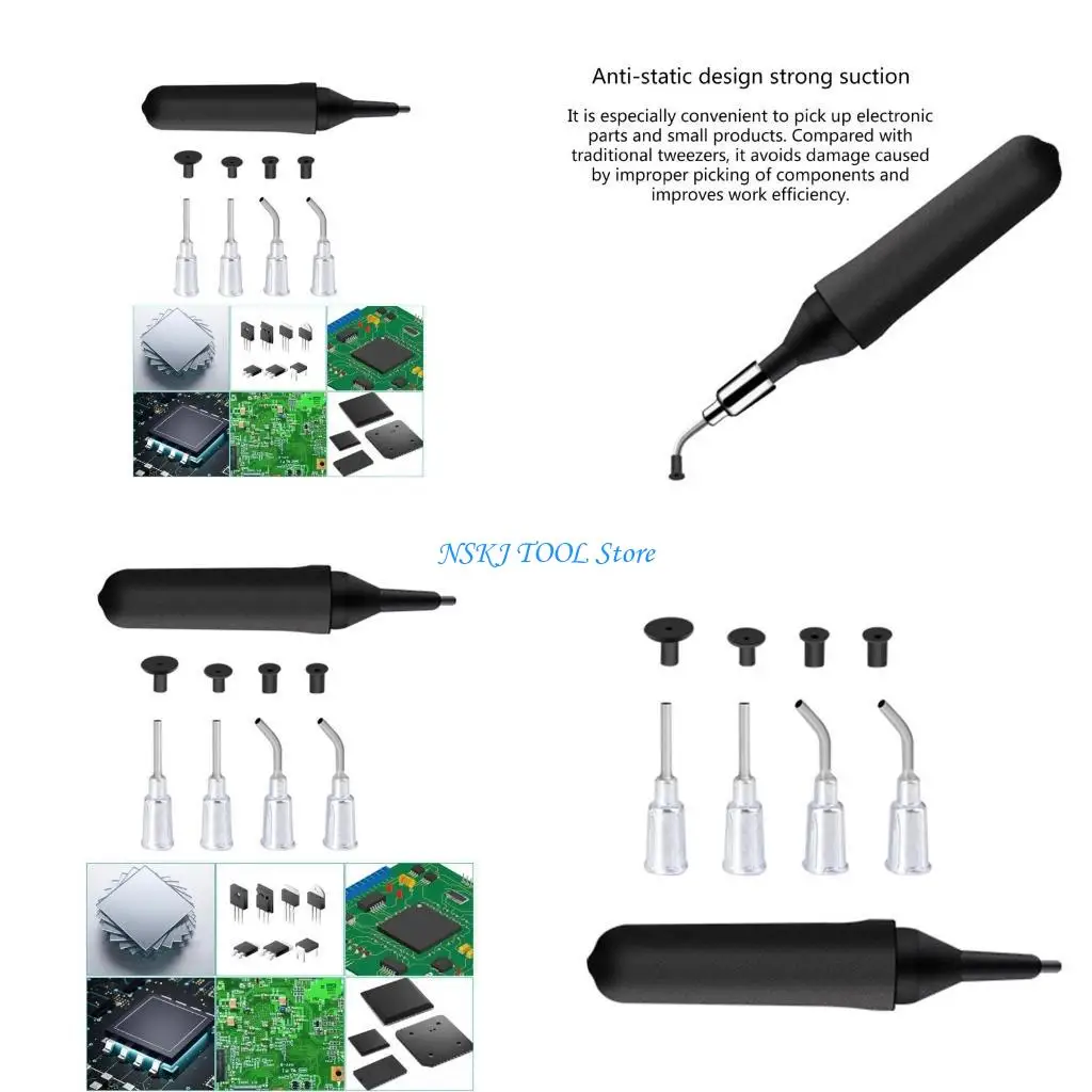 

L8RC Antistatic IC Chip Vacuum Pumps Suctions Pen Vacuum Pickers Hand Tool