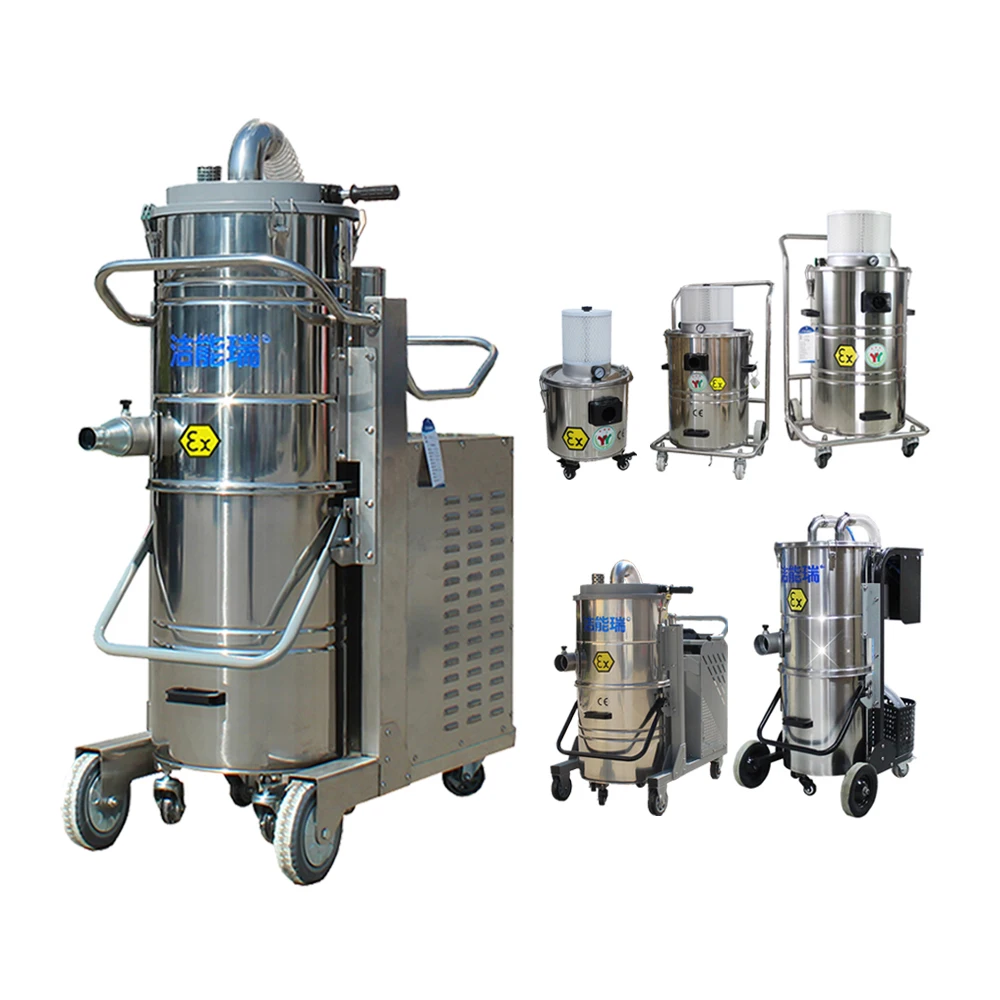 Cartridge Filter for Heavy Duty Applications Factory Direct Explosion-Proof Industrial Metal Large Capacity Vacuum Cleaner
