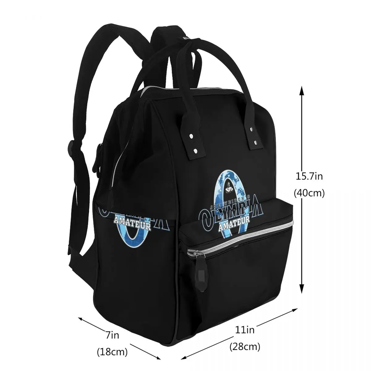 Future Mr OLYMPIA Motivations Student Backpack School Bag Hiking Travel Daypack for Men Women Bookbag Shoulder Bags