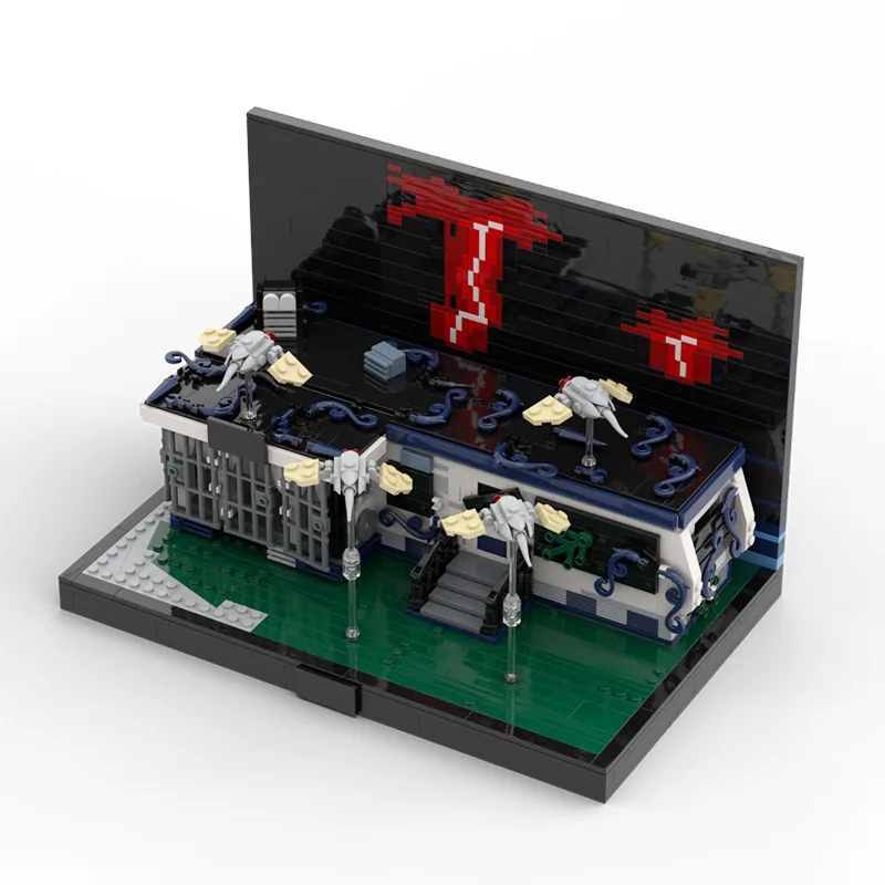 

MOC No. 578 Creative Design Department Building Blocks Guitar Playing Art Scene Children Puzzle Collection Bricks Toys