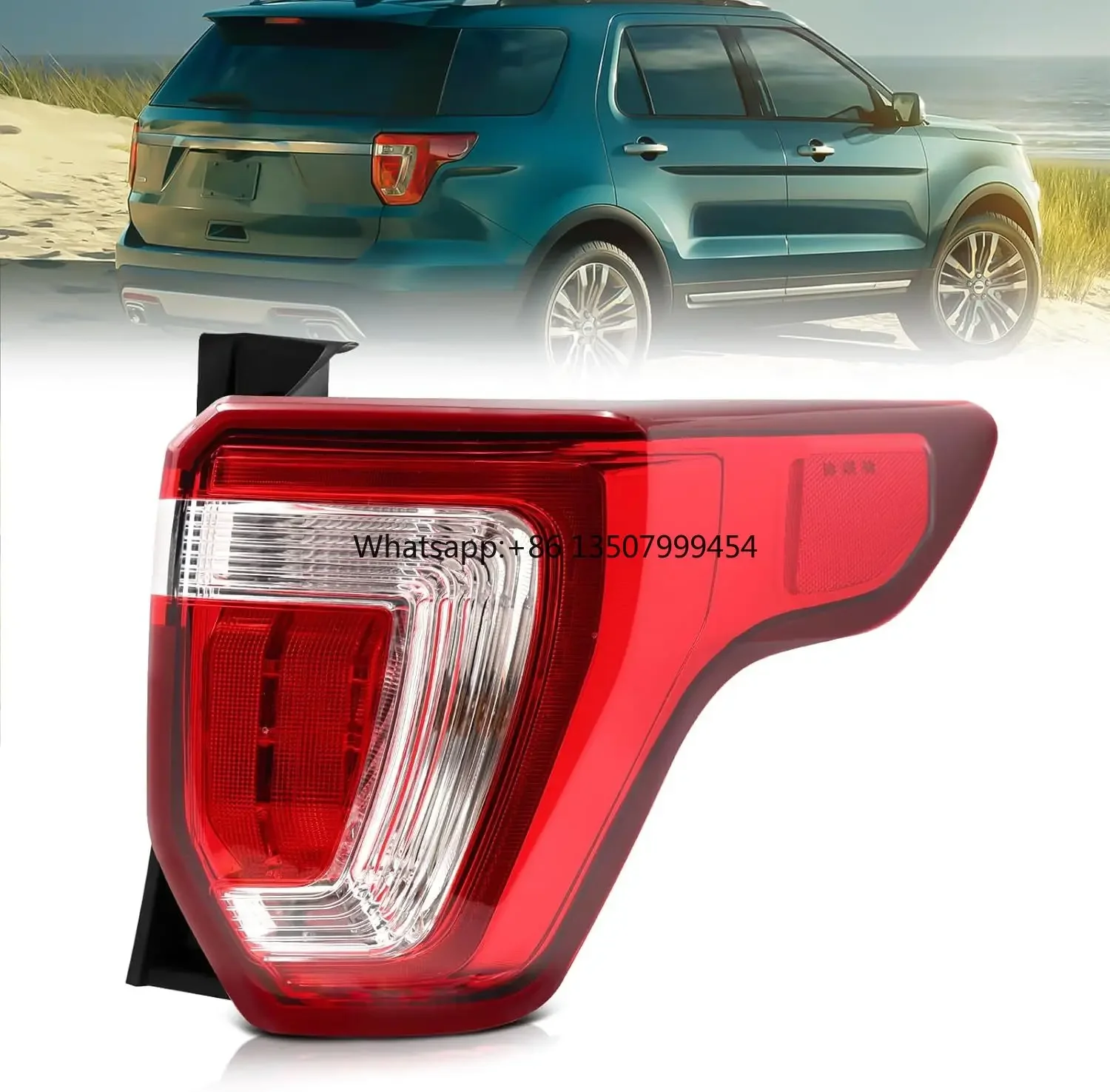 

Red Rear Tail Light Left Side Right Side Automobile Tail Light for Explorer 2016 2017 2018 2019 2020 2021 2022