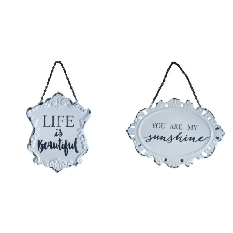 

Villa courtyard decoration pendant B & B green plant pendant Garden wall decoration Gardening groceries