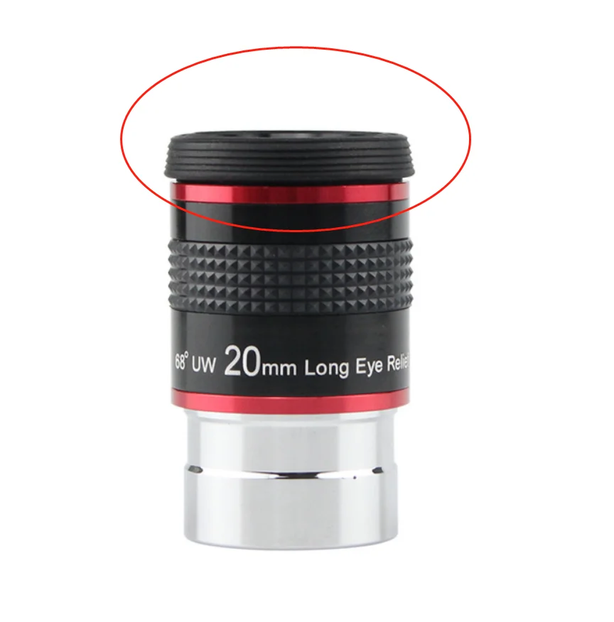 2PC microscopio binoculare telescopio oculare in gomma Cup Eyeshield Eye Guard per 29-36mm Lab Biology XSP telescopio astronomico