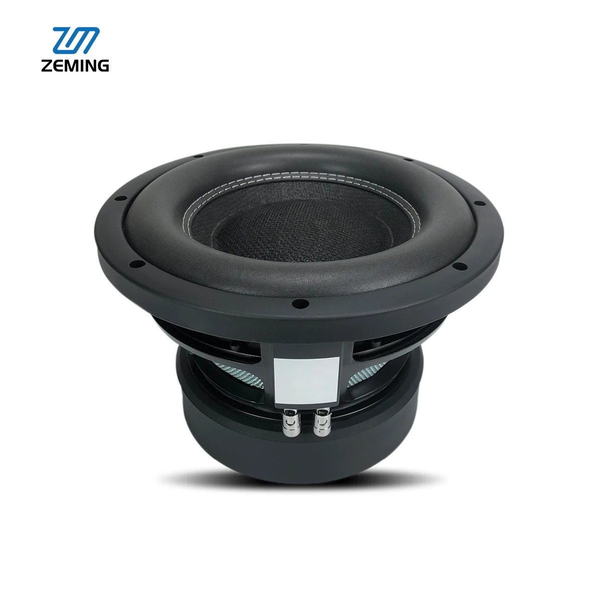 Subwoofer automotivo de 10 polegadas RMS 1000W 75mm BASV com bobina dupla e ímã duplo, aranha dupla, 2/4 Ohm, caixa de alumínio fundido, alto-falante de 90DB.