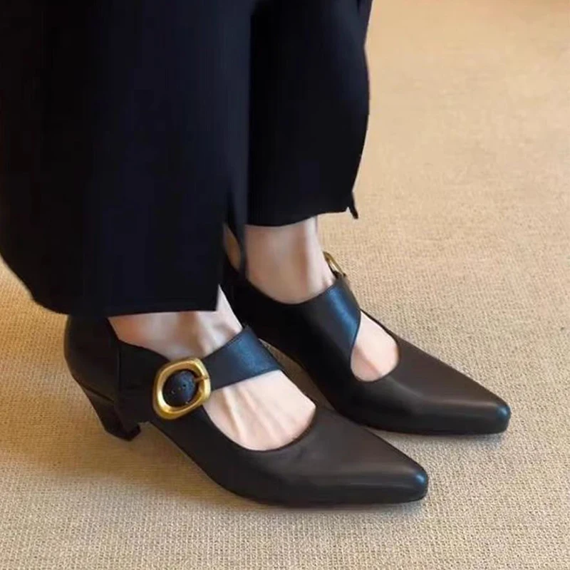 

Elegant High Heels Women Shoes Pointed Toe Designer Heeled Sandals Autumn 2025 Fashion Pumps Party Shoes New Dress Mujer Zapatos