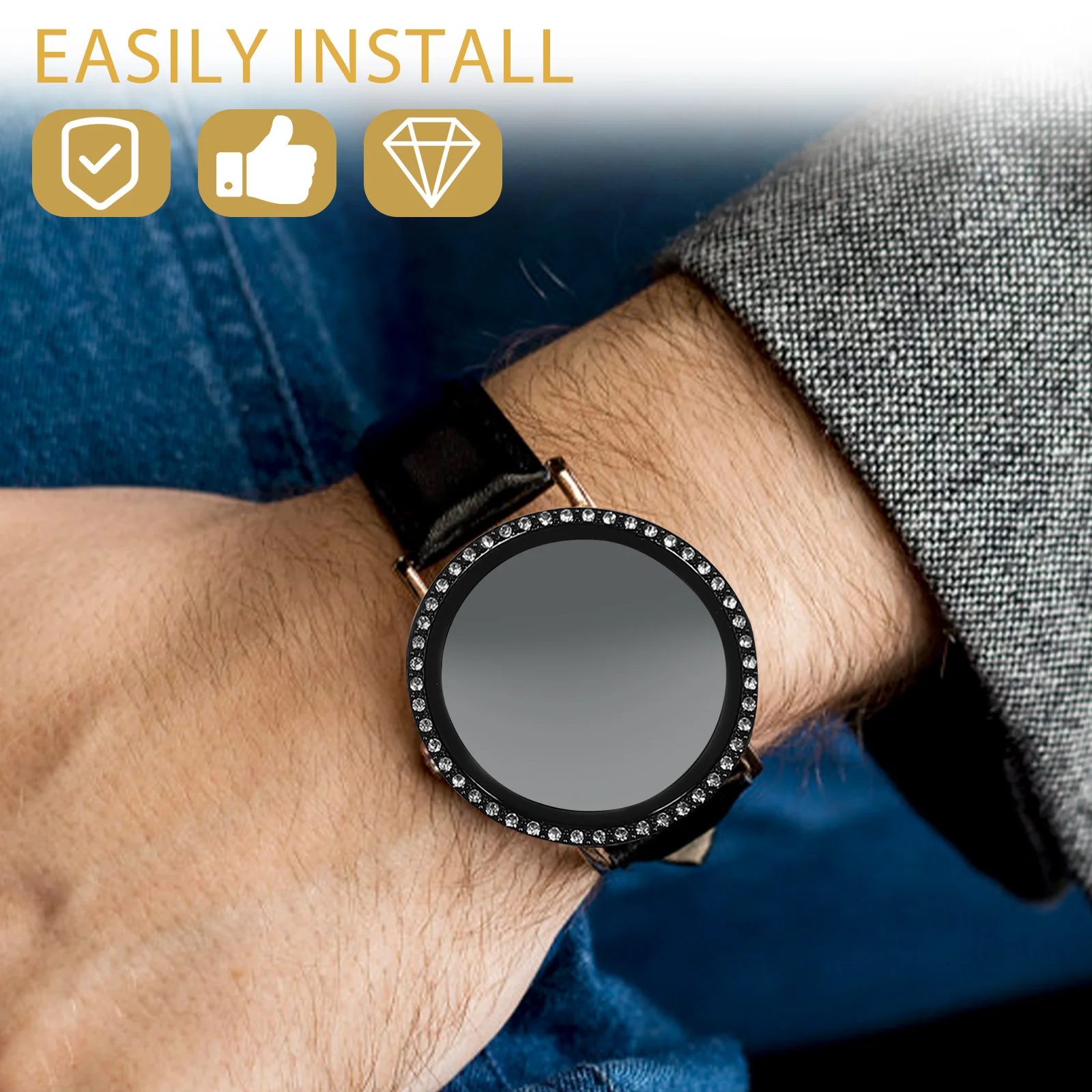 

3 Pcs Protector Scratch Proof Wrist Shell Watch Cover Smartwatch Shell Protective Case Full Protection Pixel Watch