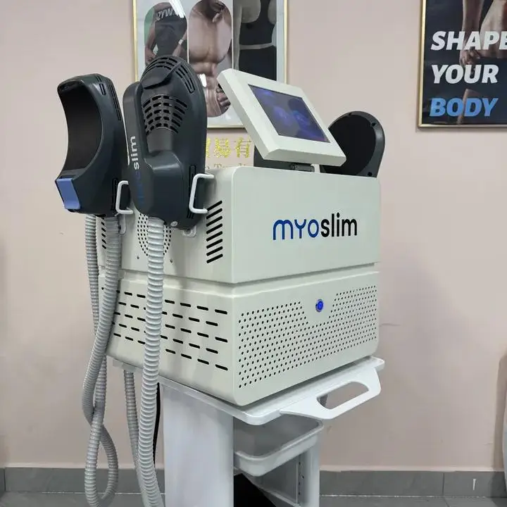 EMS Body Sculpt Machine RF Sculpting Weight Loss Burning Fat Slimming Muscle Stimulation Equipment 6500W HI-EMT MYOslim EMS
