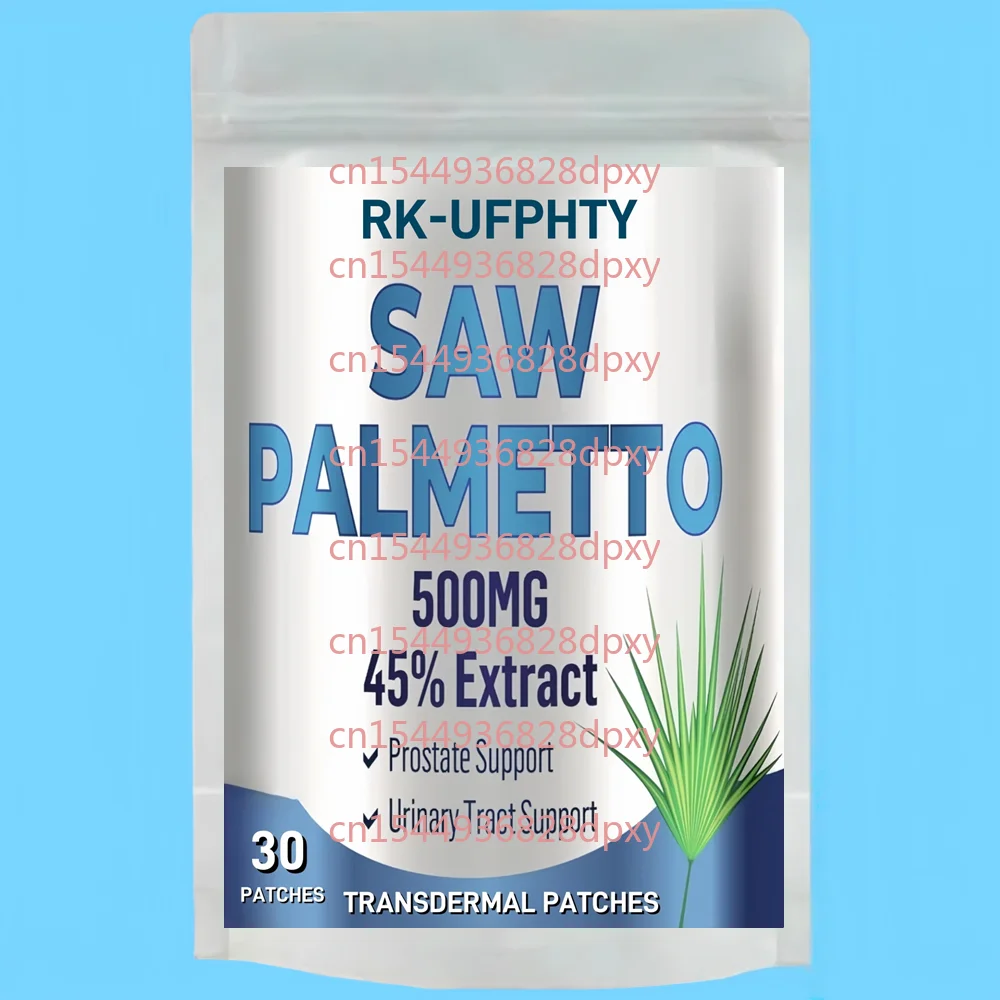 

30 трансдермальных пластырей с пальметто: уменьшают частое мочеиспускание, блокатор DHT для роста волос