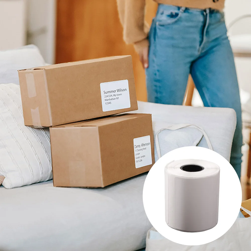 Self-Adhesive Mini Thermal Printer Stickers Waterproof Easy to use Photo Printer Labels Oil-proof Envelopes Decor