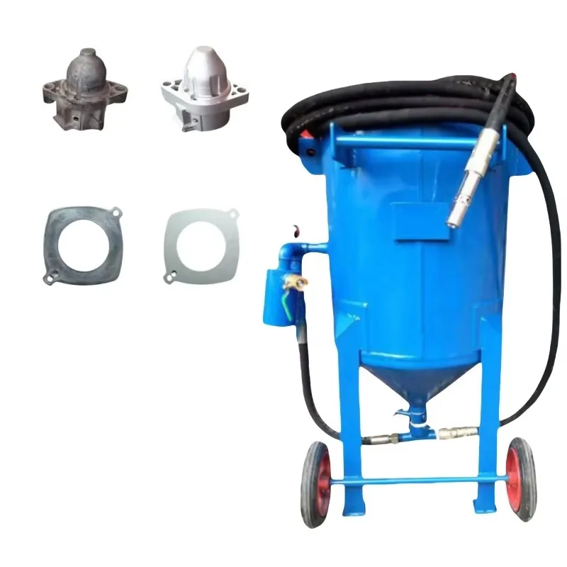 Small Car Parts Sandblasting Machine Special Sandblaster for Auto Hub Bracket Metal Accessories Cleaning Refinishing