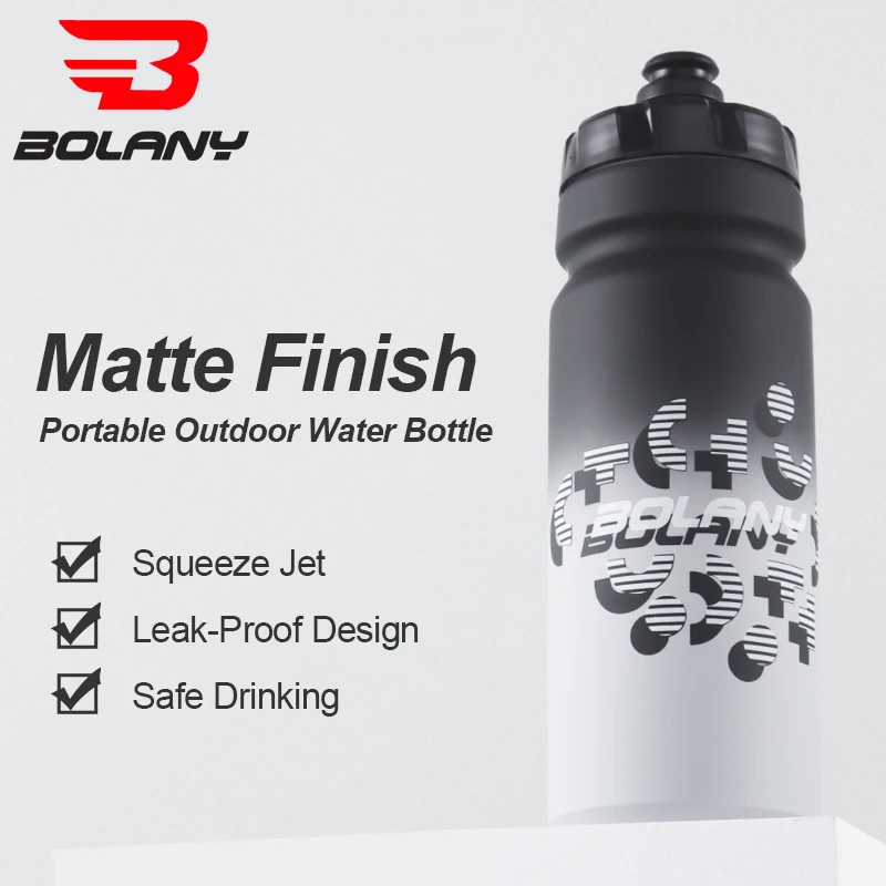 BOLANY 750ML Sports Bottle Water Bottle Bicycle Portable Kettle Gradient Color Plastic Cycling Bike Mountain Bike Supplies