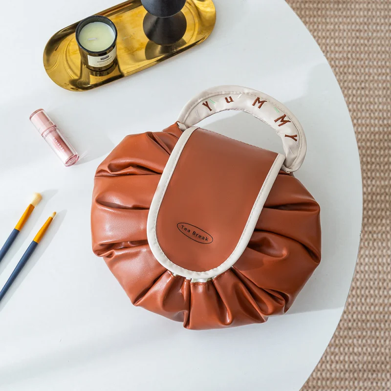 حقيبة مكياج للسفر برباط مقاومة للماء وحقيبة تخزين محمولة ذات سعة كبيرة #6