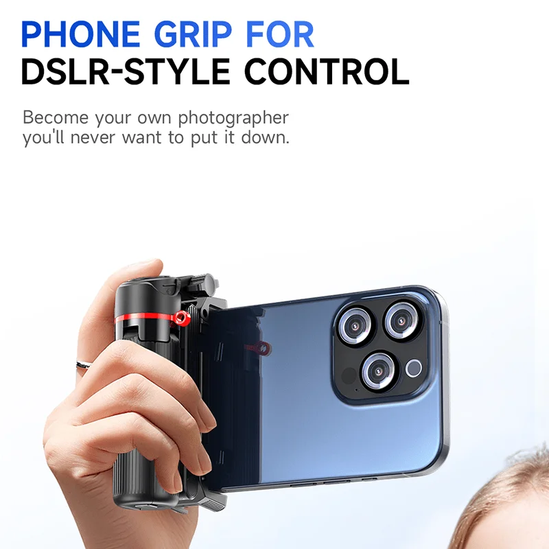 F07 Mini Portable Selfie Stick One-Touch Pop-Up Tripod Cellphone Holde for Moible Phone Shoot with Zoom Bluetooth Remote