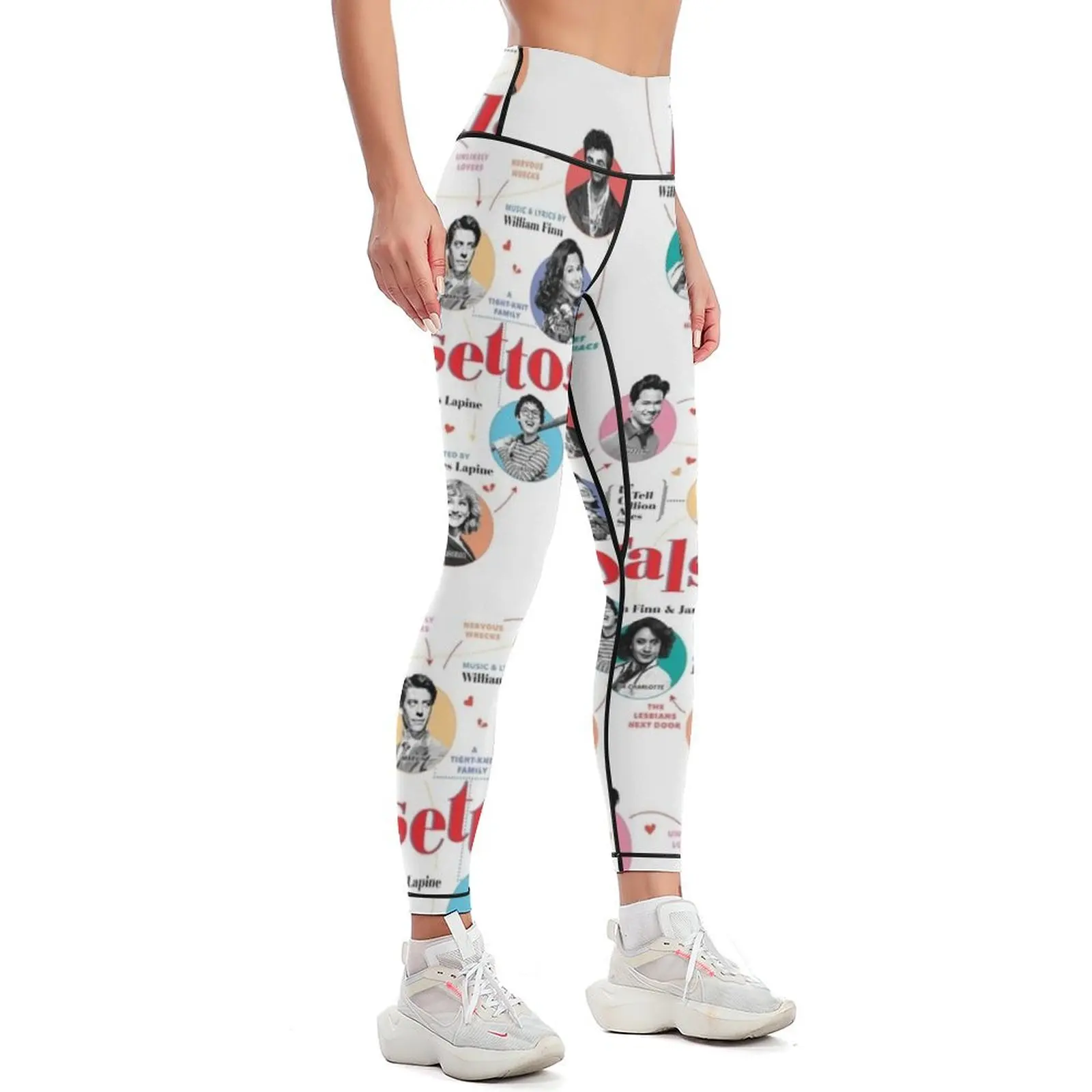 Falsettos 2016 Poster Leggings sport pants active wear Womens Leggings